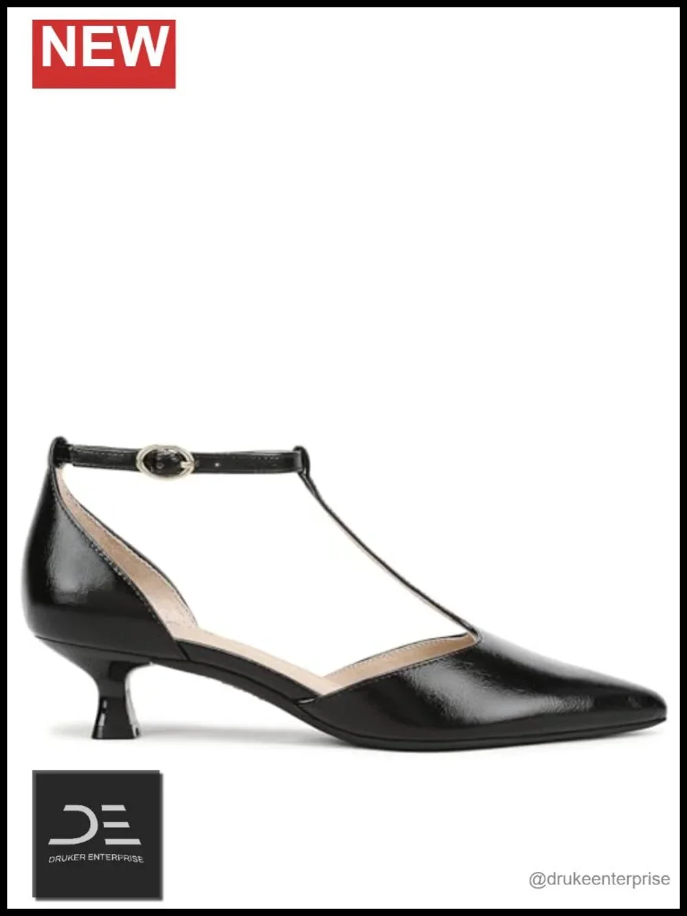 LifeStride Marion T-Strap Pump with Kitten Heel